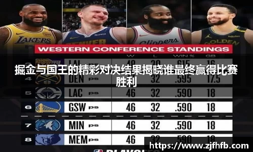 球王会掘金与国王的精彩对决结果揭晓谁最终赢得比赛胜利